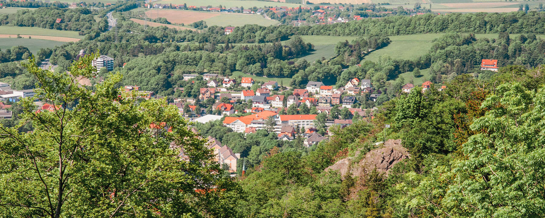 Bad Harzburg ist bekannt für seine Sole-Therme, den historischen Burgberg mit der Seilbahn und den spannenden Baumwipfelpfad