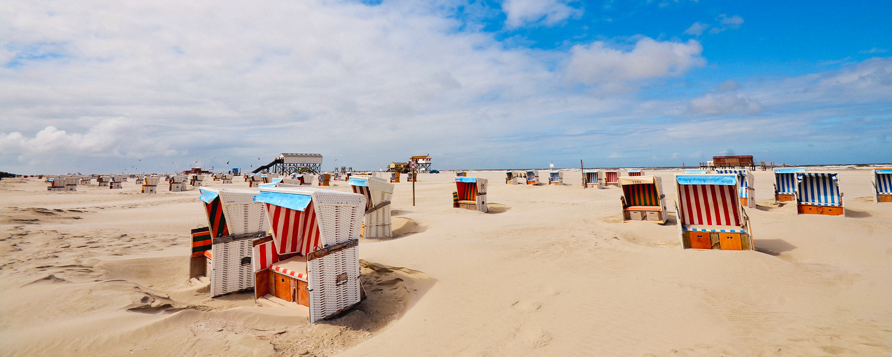 St. Peter-Ording bietet endlose Strände mit natürlicher Schönheit