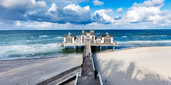 In Sellin steht ein der schönsten Seebrücken der Ostsee