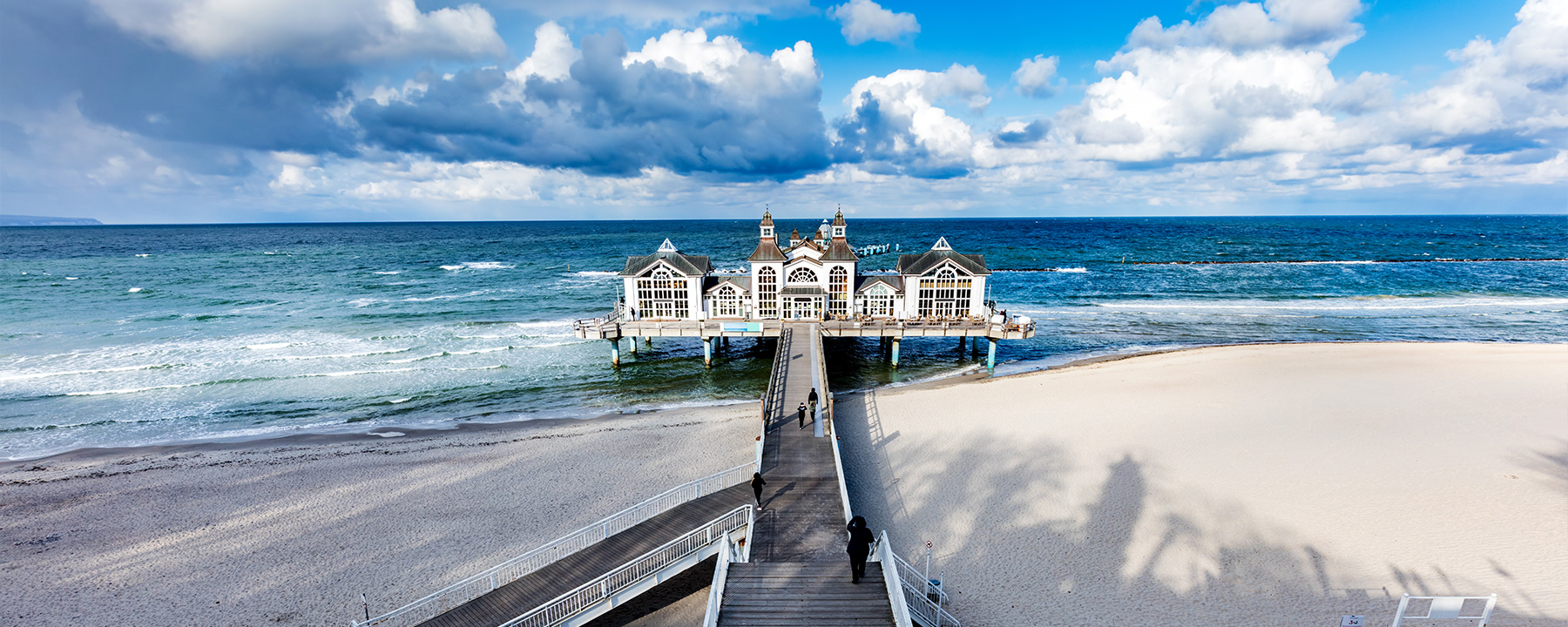 In Sellin steht ein der schönsten Seebrücken der Ostsee