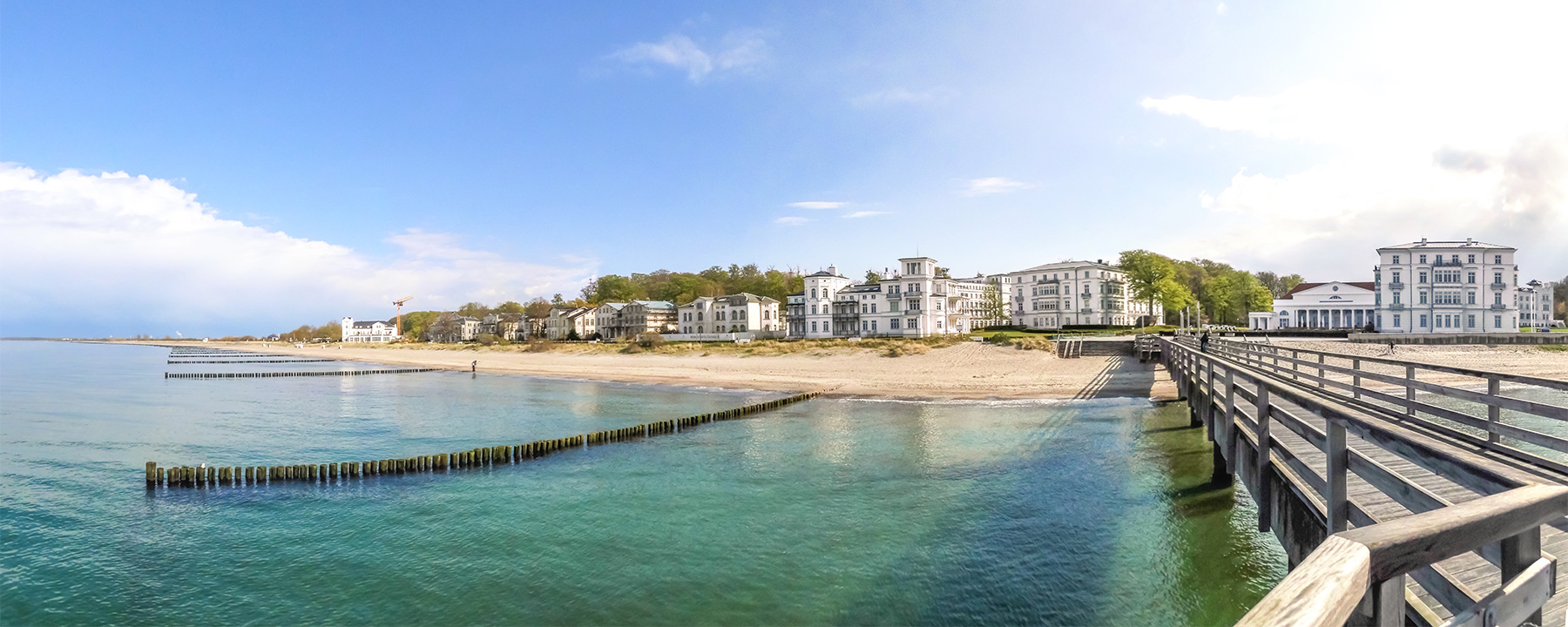 Heiligendamm, auch bekannt als die "Weiße Stadt am Meer", ist das älteste Seebad Deutschlands