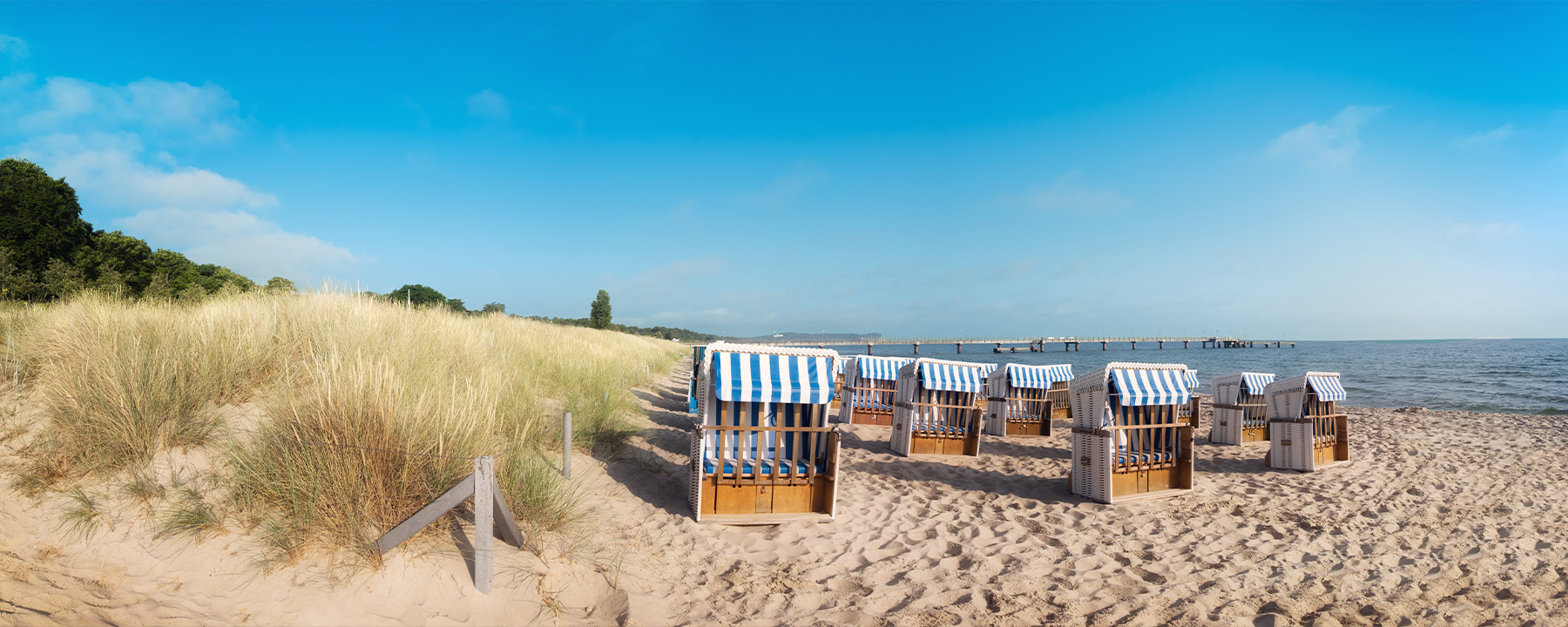 Binz besticht durch seine prachtvolle Bäderarchitektur, die lange Strandpromenade und den feinsandigen Ostseestrand