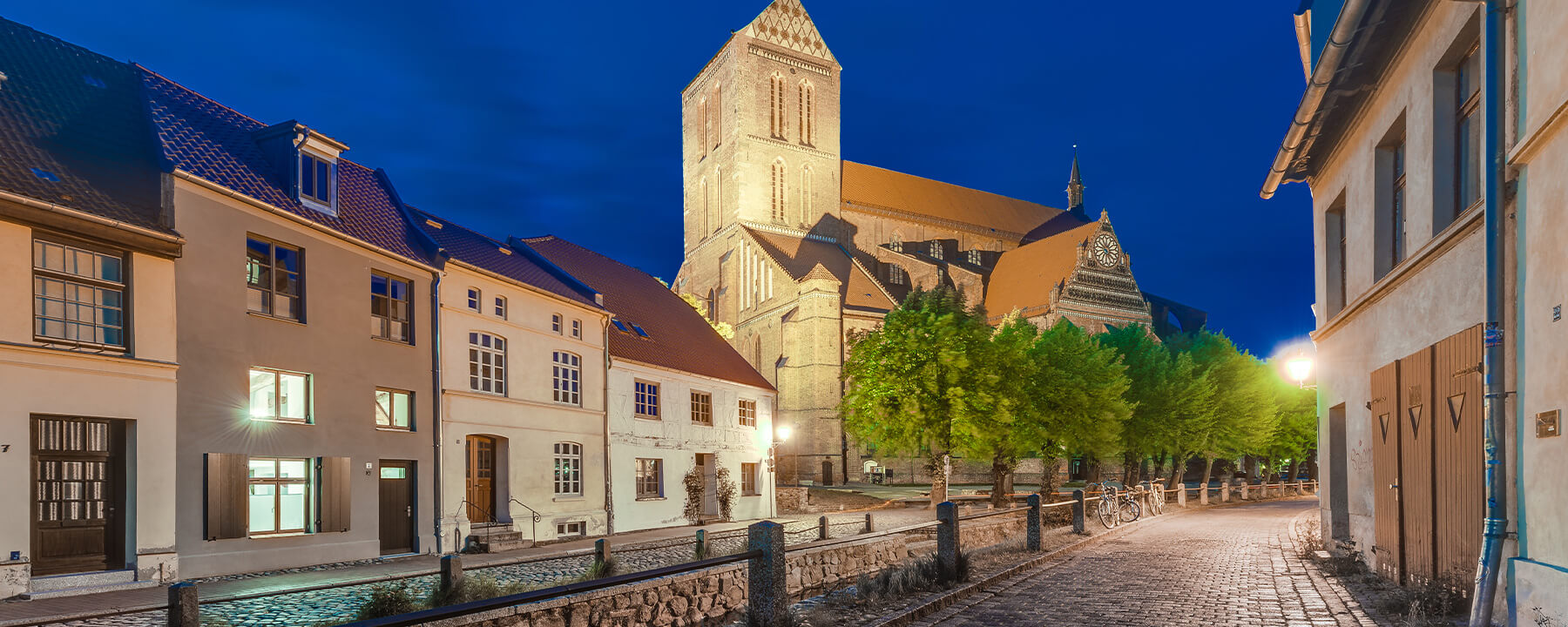 Die gotischen Kirchen in Wismar sind beeindruckende Beispiele norddeutscher Backsteingotik und zeugen von der historischen Bedeutung der Stadt im Mittelalter