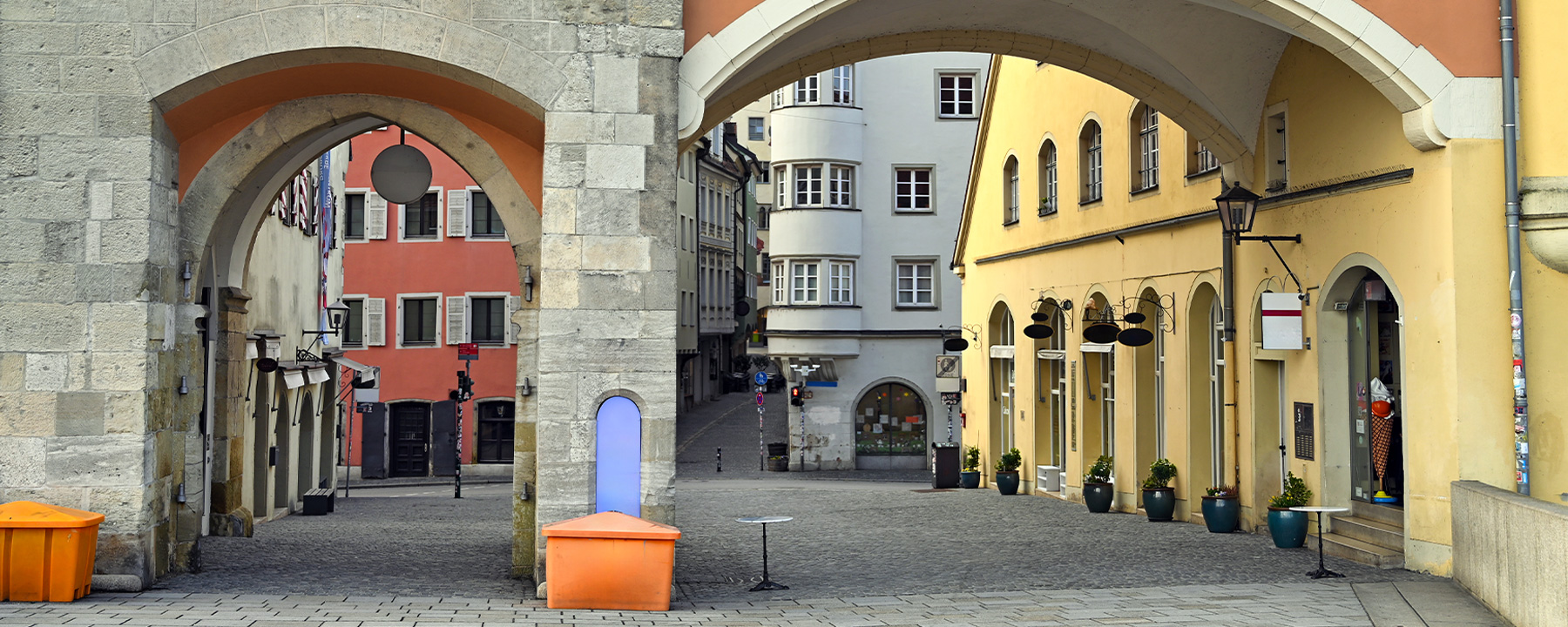 Die Altstadt bietet mit den verwinkelten Gassen und Plätzen einen romantischen Charme