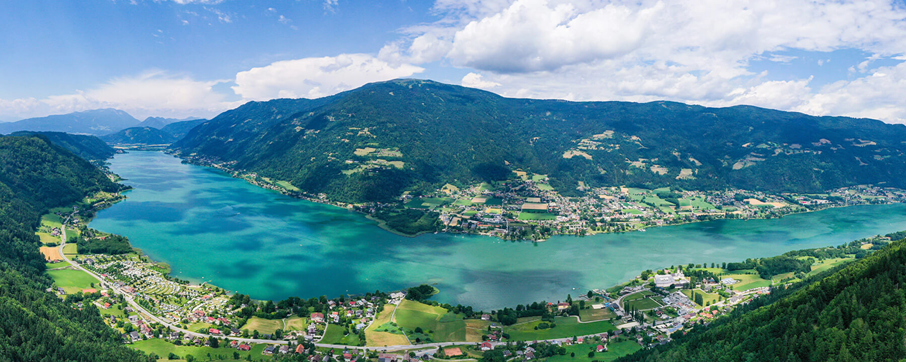 Der Ossiacher See ist der drittgrößte See Kärntens und bekannt für seine ausgezeichnete Wasserqualität sowie den zahlreichen Freizeitmöglichkeiten entlang der umliegenden Berge