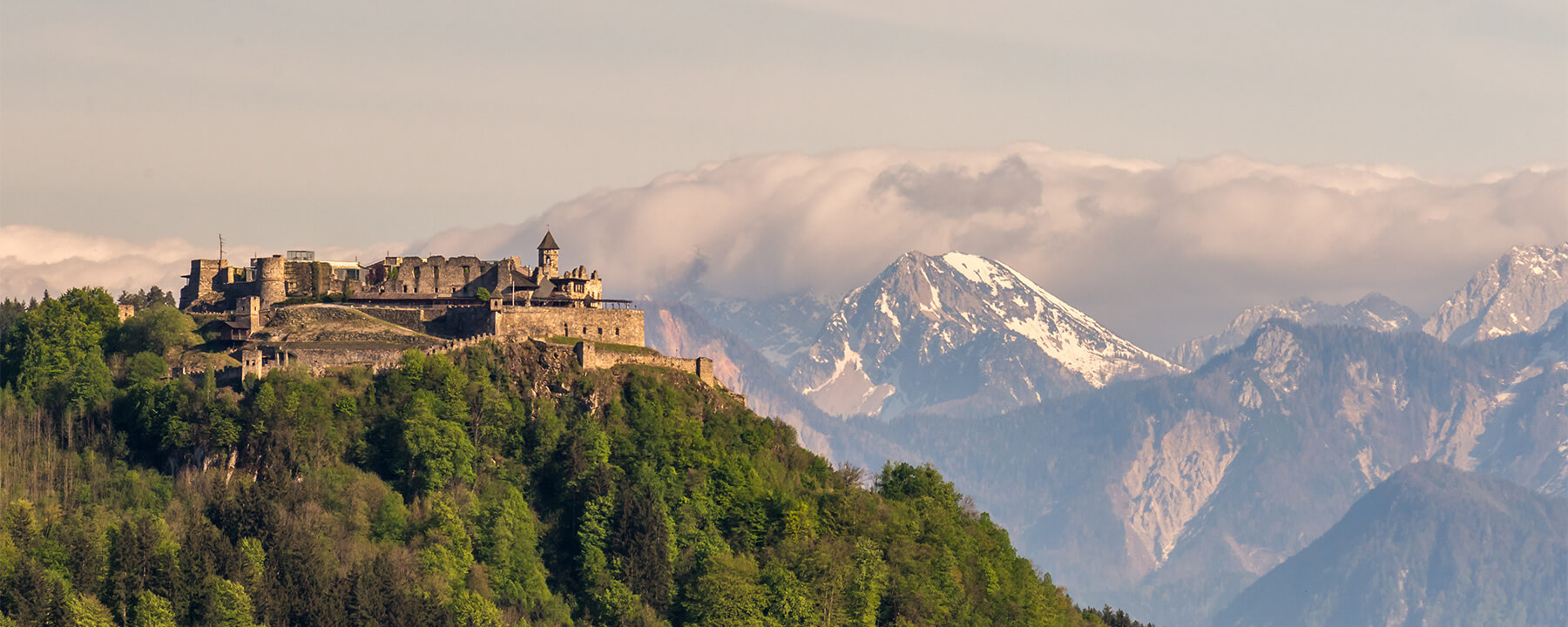 Die Burg Landskron bietet neben ihrer historischen Festungsanlage eine Greifvogelwarte sowie das Affenberg-Landskron, wo freilebende Affen in natürlicher Umgebung erlebbar sind