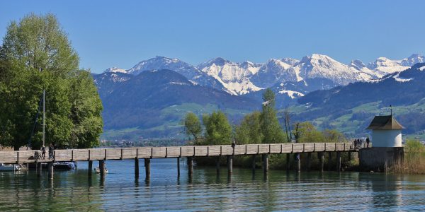 Der Zürichsee erstreckt sich über 88 Quadratkilometer und bietet mit einer Länge von etwa 40 Kilometern zahlreiche Freizeitmöglichkeiten wie Schwimmen, Segeln und entspannte Spaziergänge entlang seiner Uferpromenaden