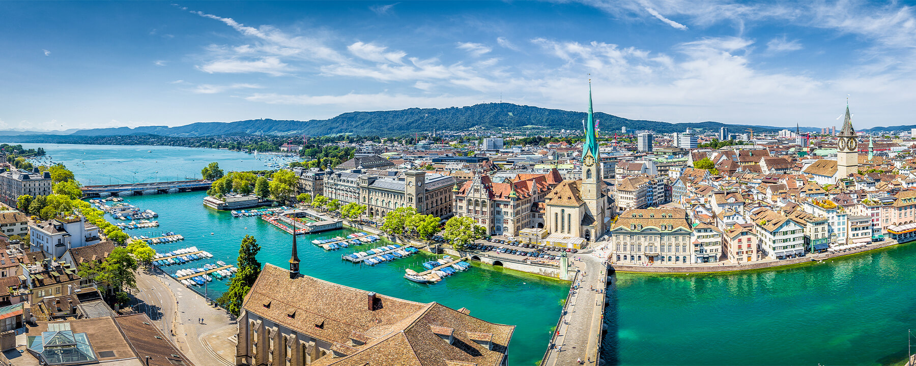 Zürich ist die Hauptstadt des gleichnamigen Kantons und das wirtschaftliche sowie kulturelle Zentrum der Region