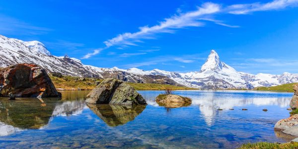 Das Matterhorn ist einer der bekanntesten Berge der Alpen und mit einer Höhe von 4.478 Metern der sechsthöchste Berg der Schweiz